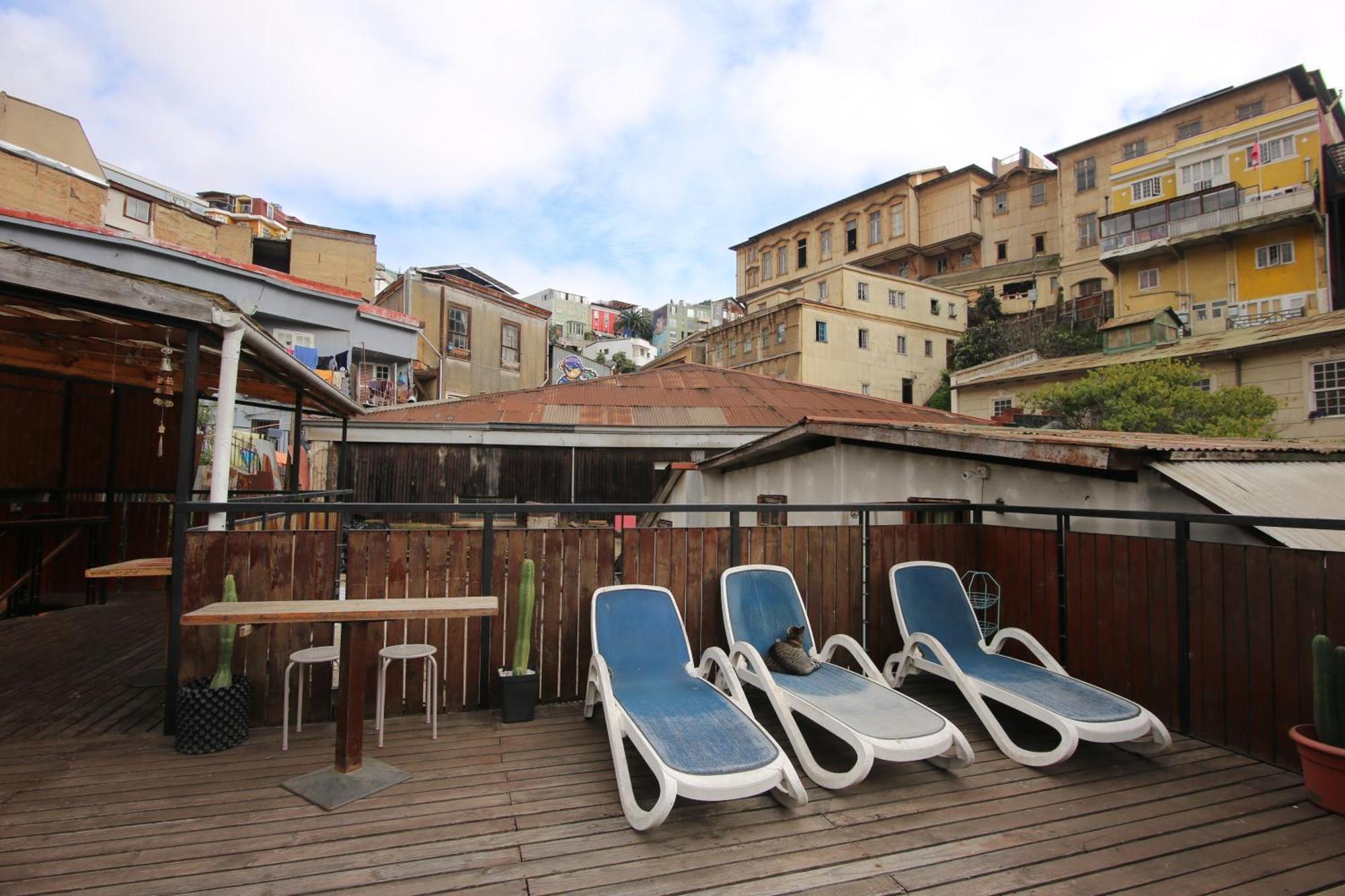 La Casa Del Puerto, Hostal Cultural, Cerro Alegre ヴァルパライソ エクステリア 写真